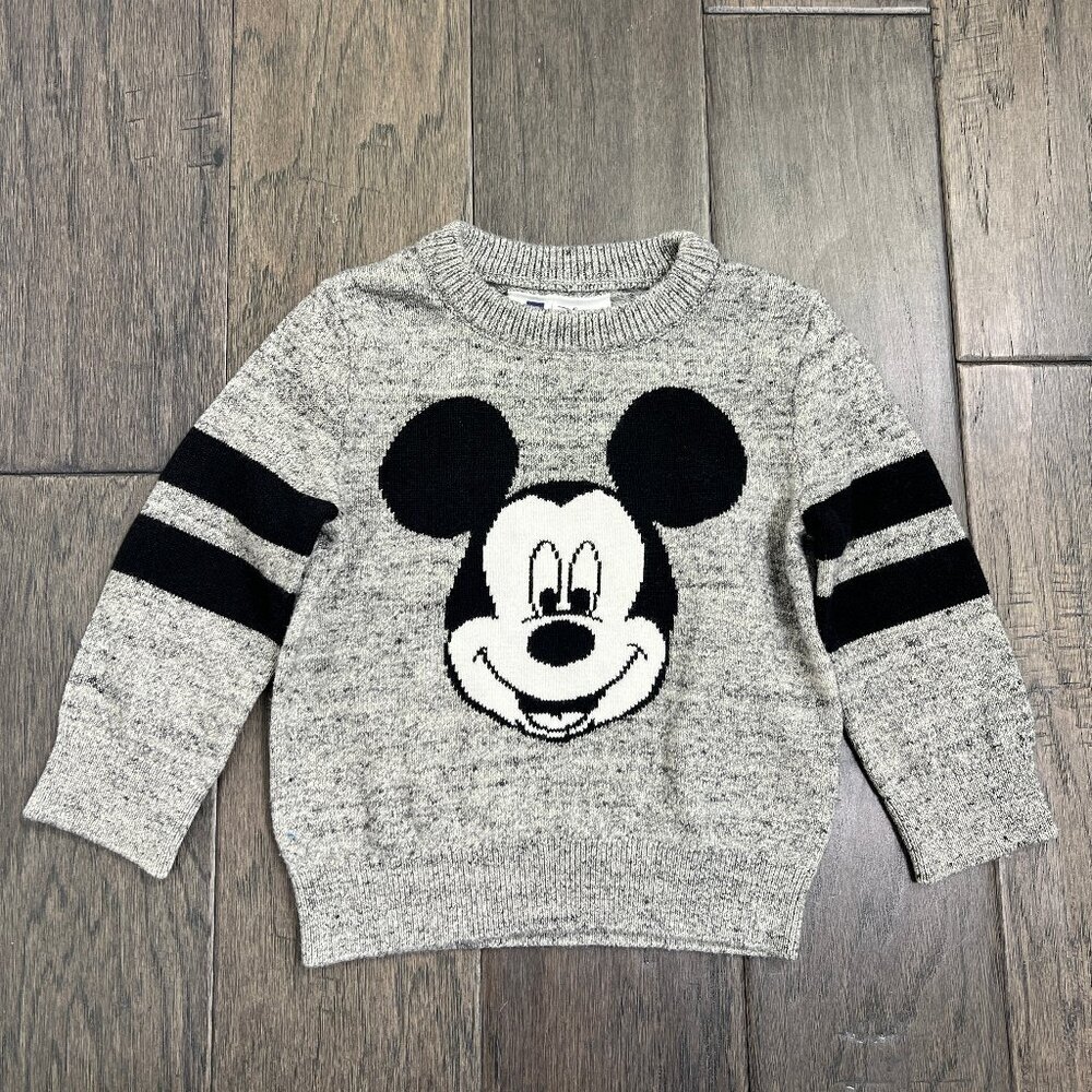 Gap Mickey Mouse Knit Crew Sweater